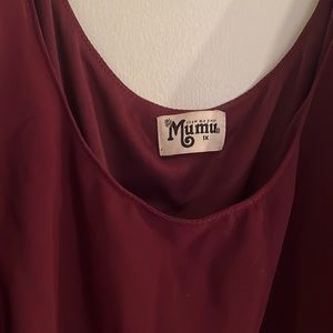 Caitlin ruffle maxi dress